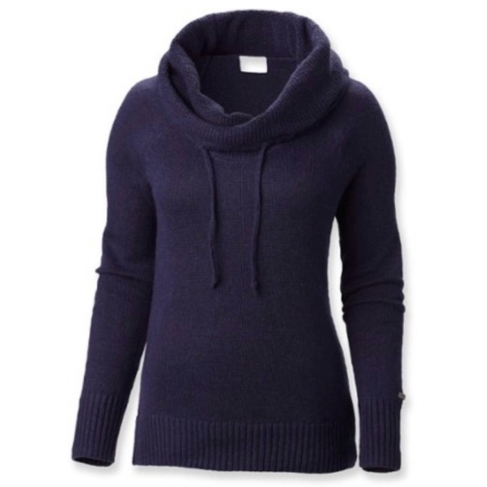 Columbia Women's Deep Blue Cowl Neck Sweater